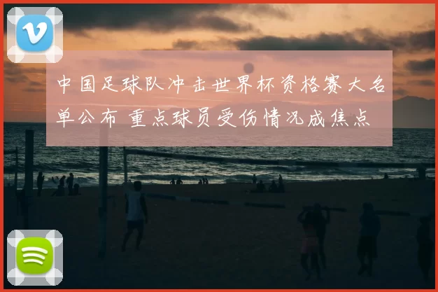 中国足球队冲击世界杯资格赛大名单公布 重点球员受伤情况成焦点