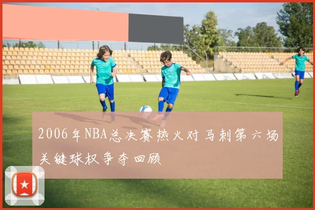 2006年NBA总决赛热火对马刺第六场关键球权争夺回顾